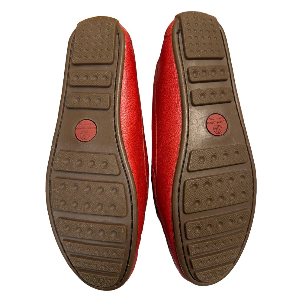 Marc Joseph Women’s Red Pebbled Leather Driving Loafers Size 8 Made in Brazil - Picture 12 of 13